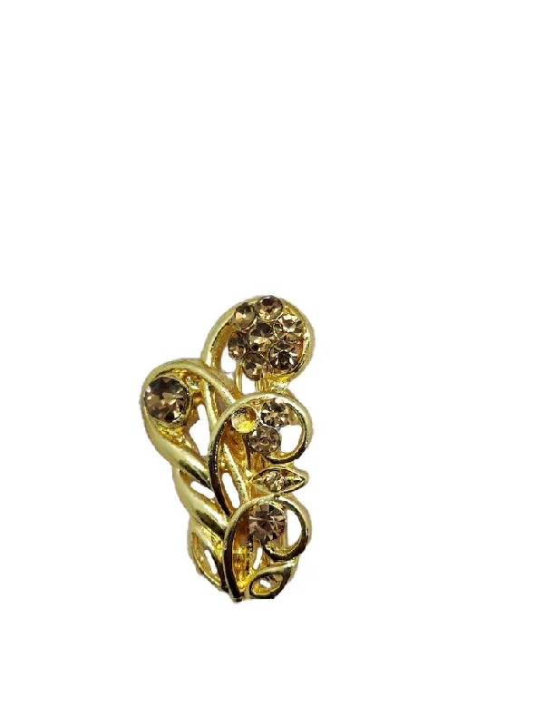 Golden Designer Brooch