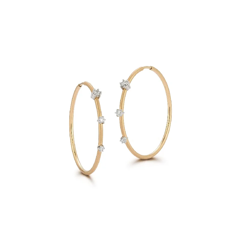 Small Plié Two-Tone Penelope Hoops