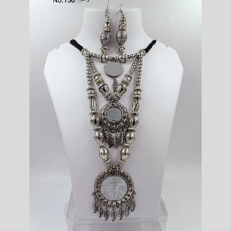 Kavita Art Oxidised Plated Necklace Set