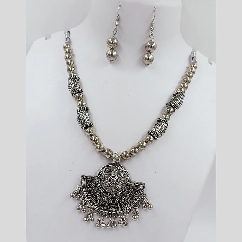 Kavita Art Oxidised Plated Necklace Set