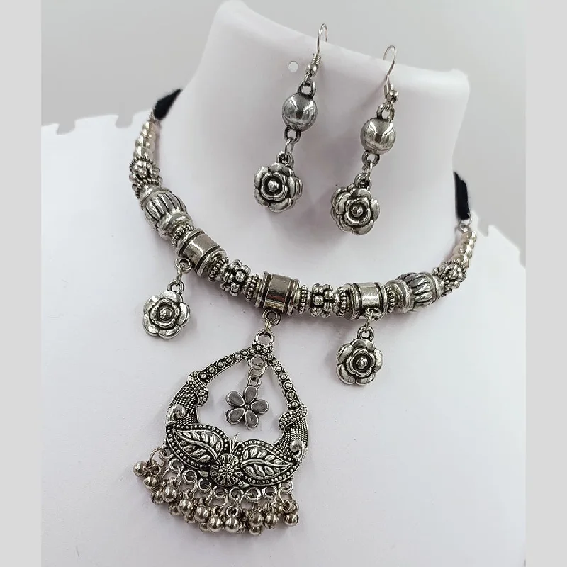 Kavita Art Oxidised Plated Necklace Set