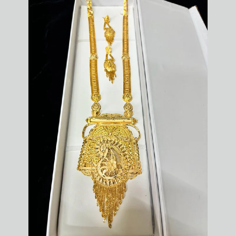 Pari Art Jewellery Forming Long Necklace Set