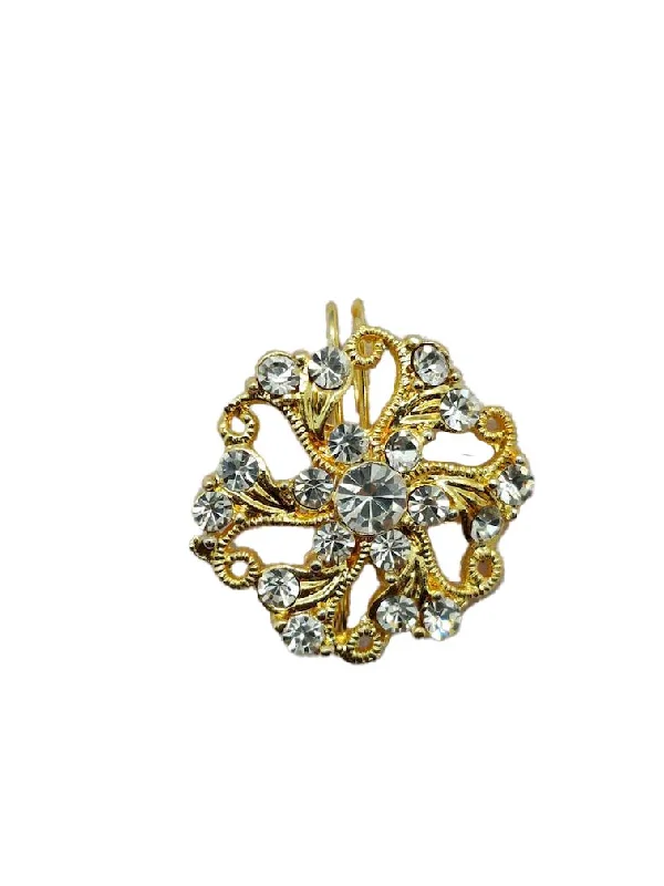 Golden Designer Brooch