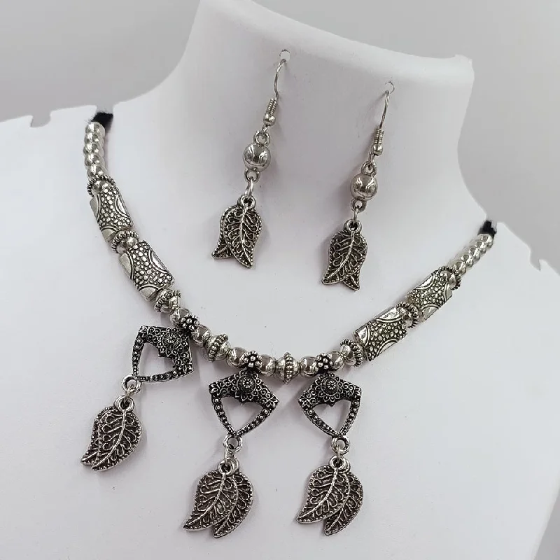 Kavita Art Oxidised Plated Necklace Set