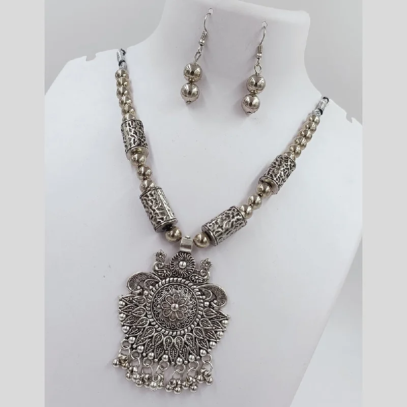 Kavita Art Oxidised Plated Necklace Set