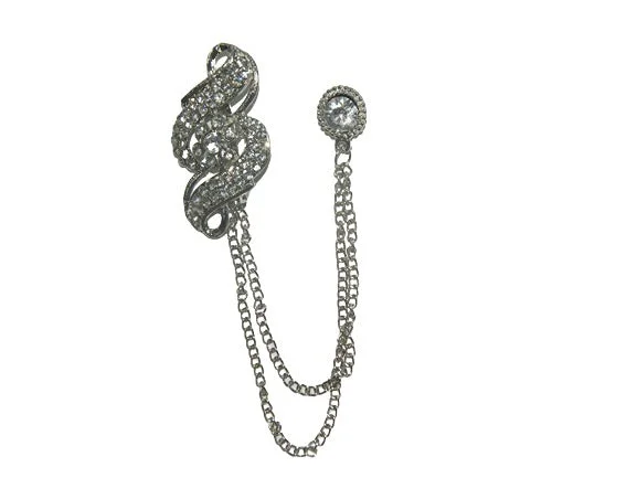 Silver Designer Brooch