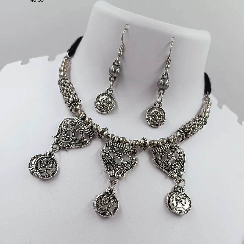 Kavita Art Oxidised Plated Necklace Set