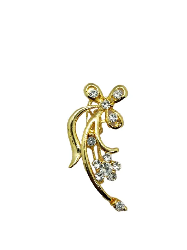 Golden Designer Brooch