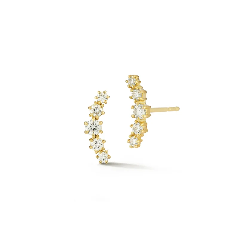 Catherine Curve Studs