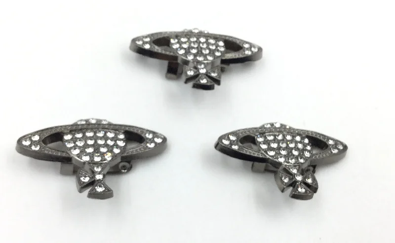 Black Nickel Assorted Brooch